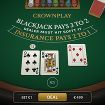 CrownPlay - Blackjack - Stolovky